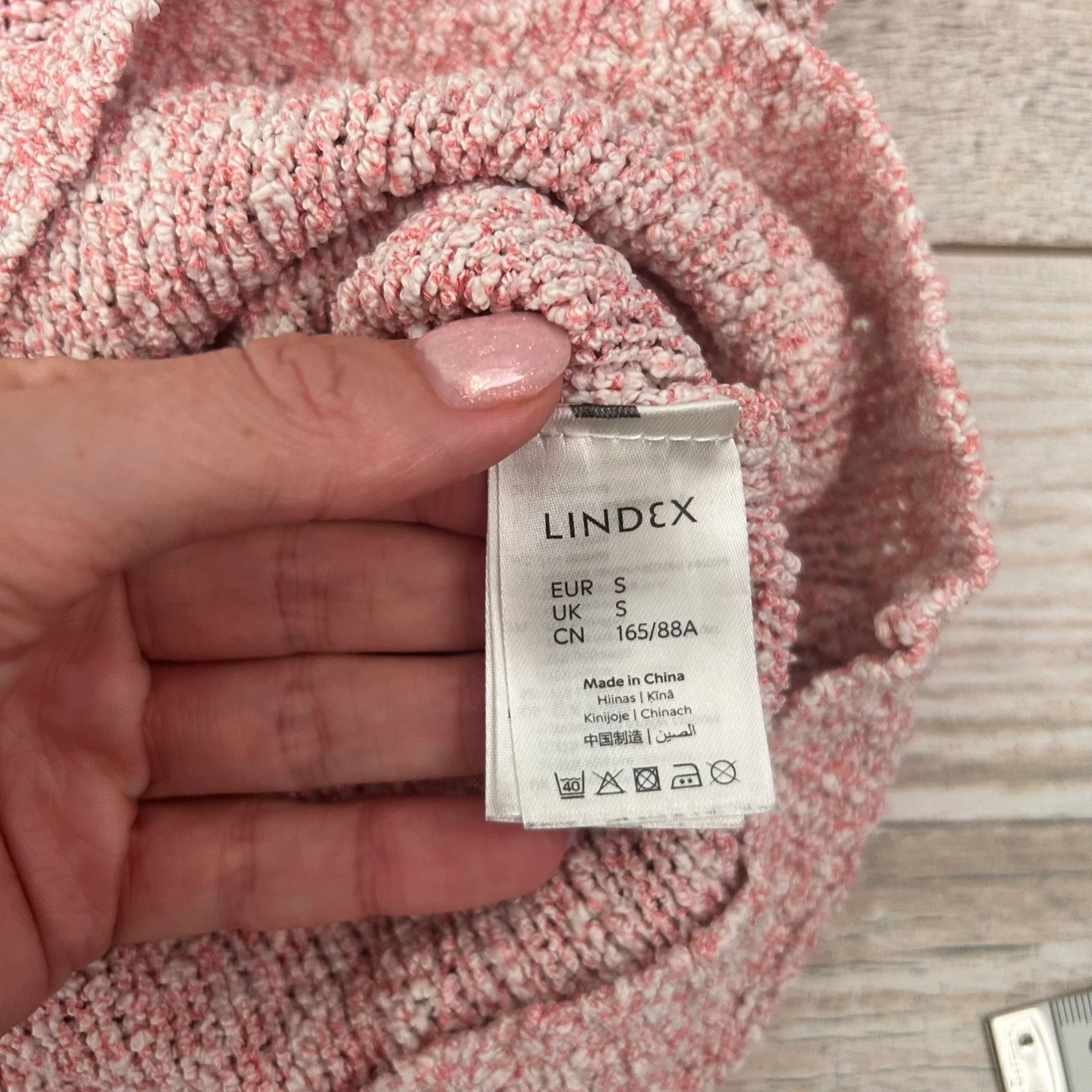 Holly & Whyte by Lindex Top de Punto Rosa Melange – Talla S – photo 7